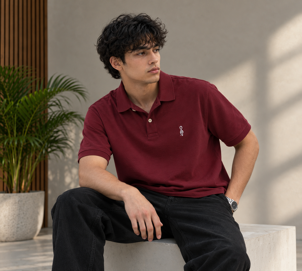 Classic Burgundy Polo