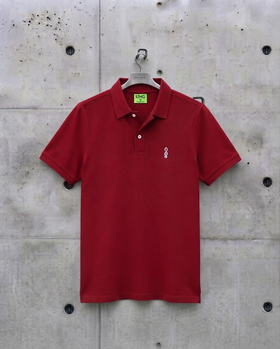 Deep Red Polo