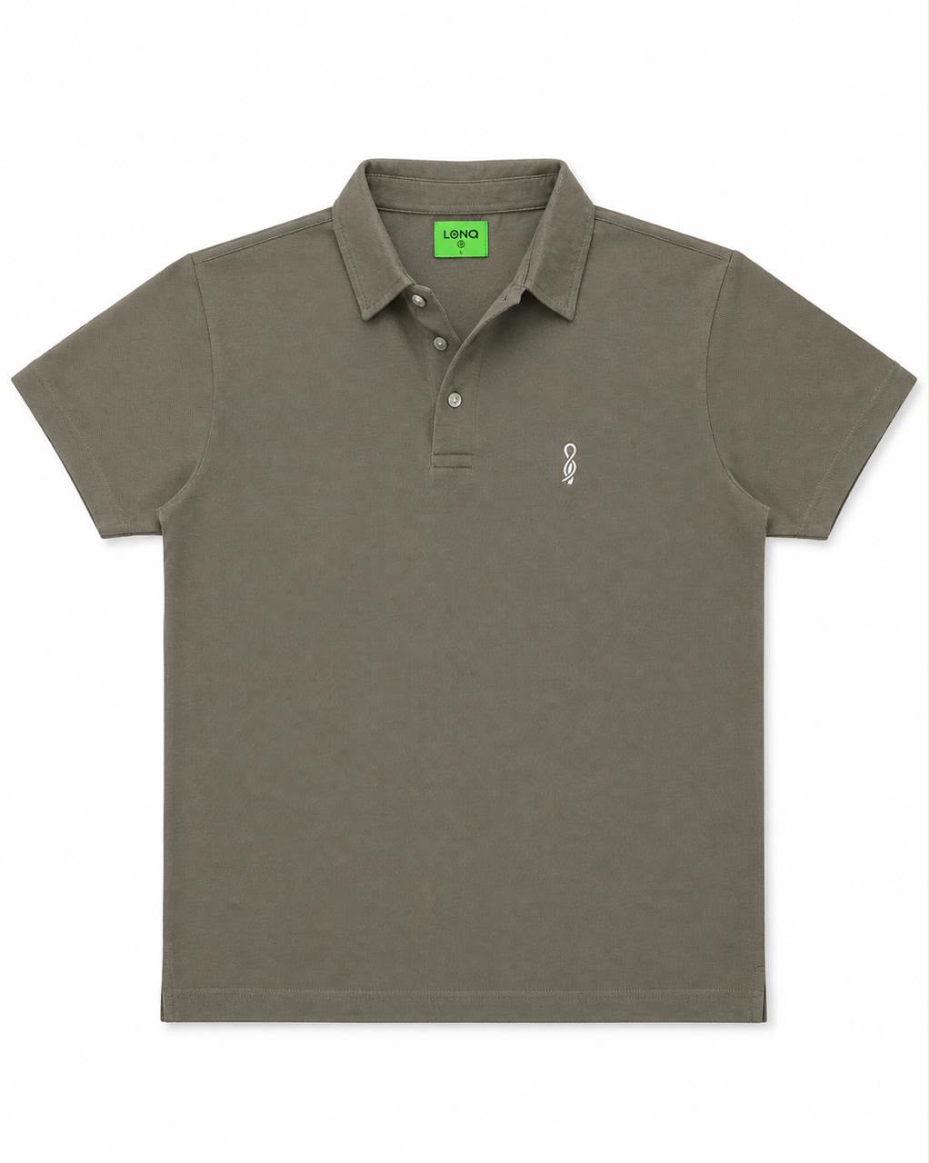 Olive Grey Polo