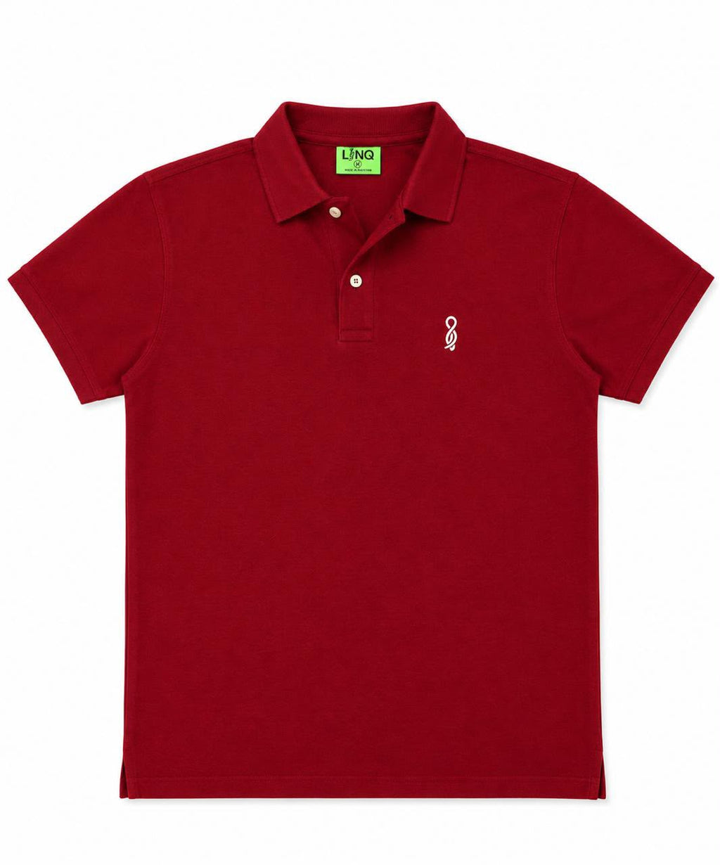 Deep Red Polo